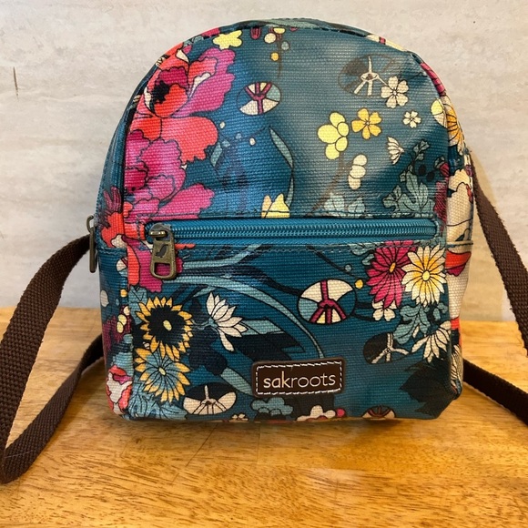Sakroots Mini Crossbody Floral Backpack - Picture 3 of 14